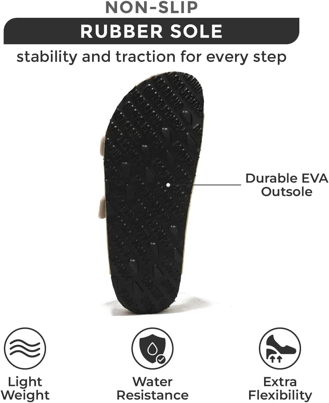 Project Cloud Genuine Leather Flat Sandals Women Beach Essentials Womens Sandals Memory Foam Vacation Essentials Slides for Women Footwear (Venita)