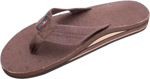 Rainbow Sandals Men's Double Layer Arch Hemp