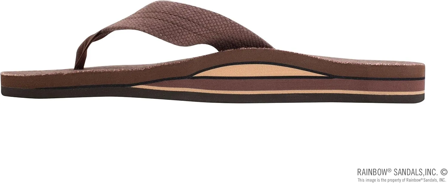 Rainbow Sandals Men's Double Layer Arch Hemp