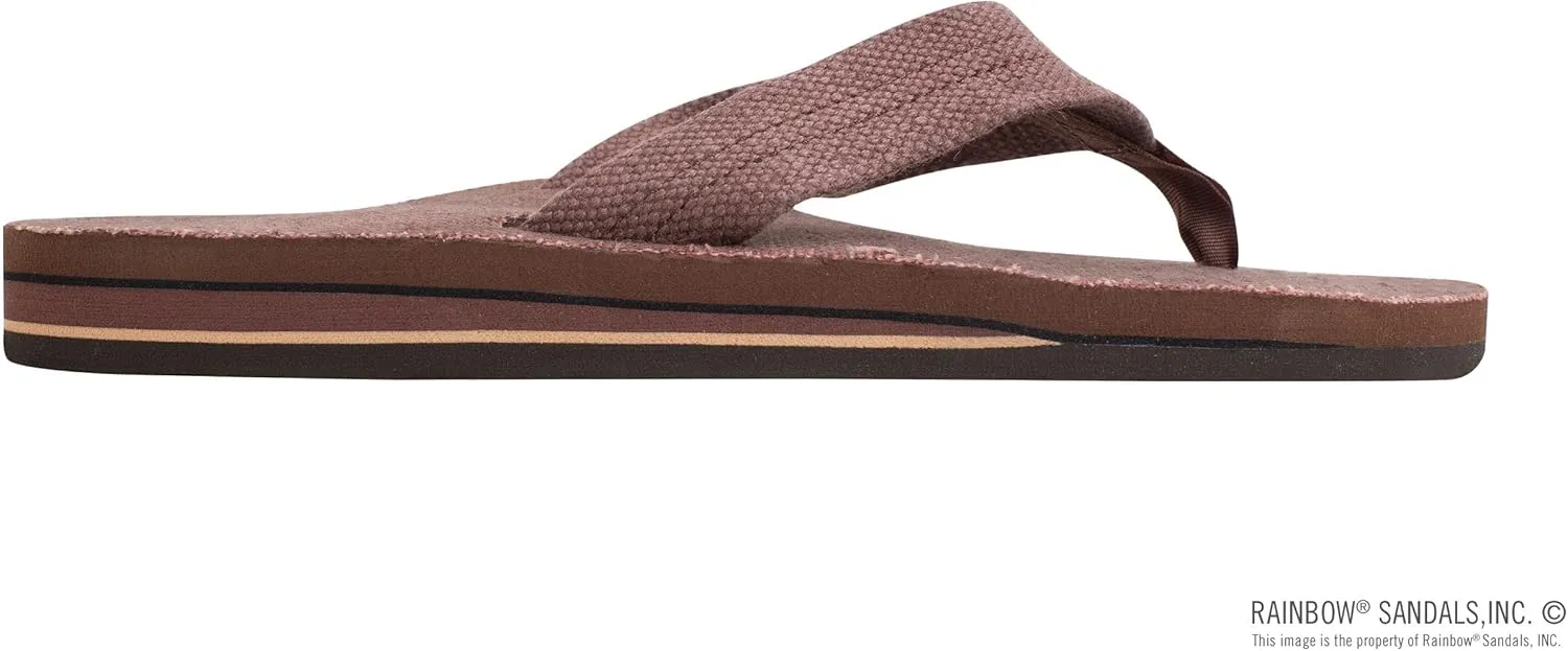 Rainbow Sandals Men's Double Layer Arch Hemp