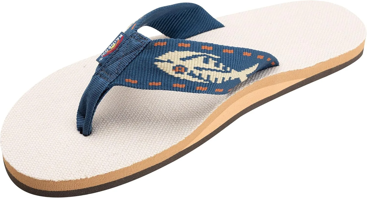 Rainbow Sandals Men's Hemp Single Layer Fish Strap with Arch