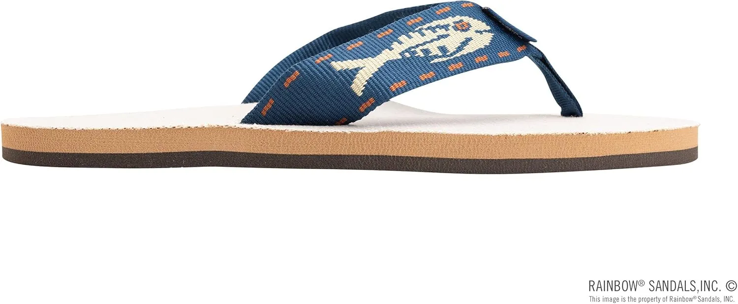 Rainbow Sandals Men's Hemp Single Layer Fish Strap with Arch