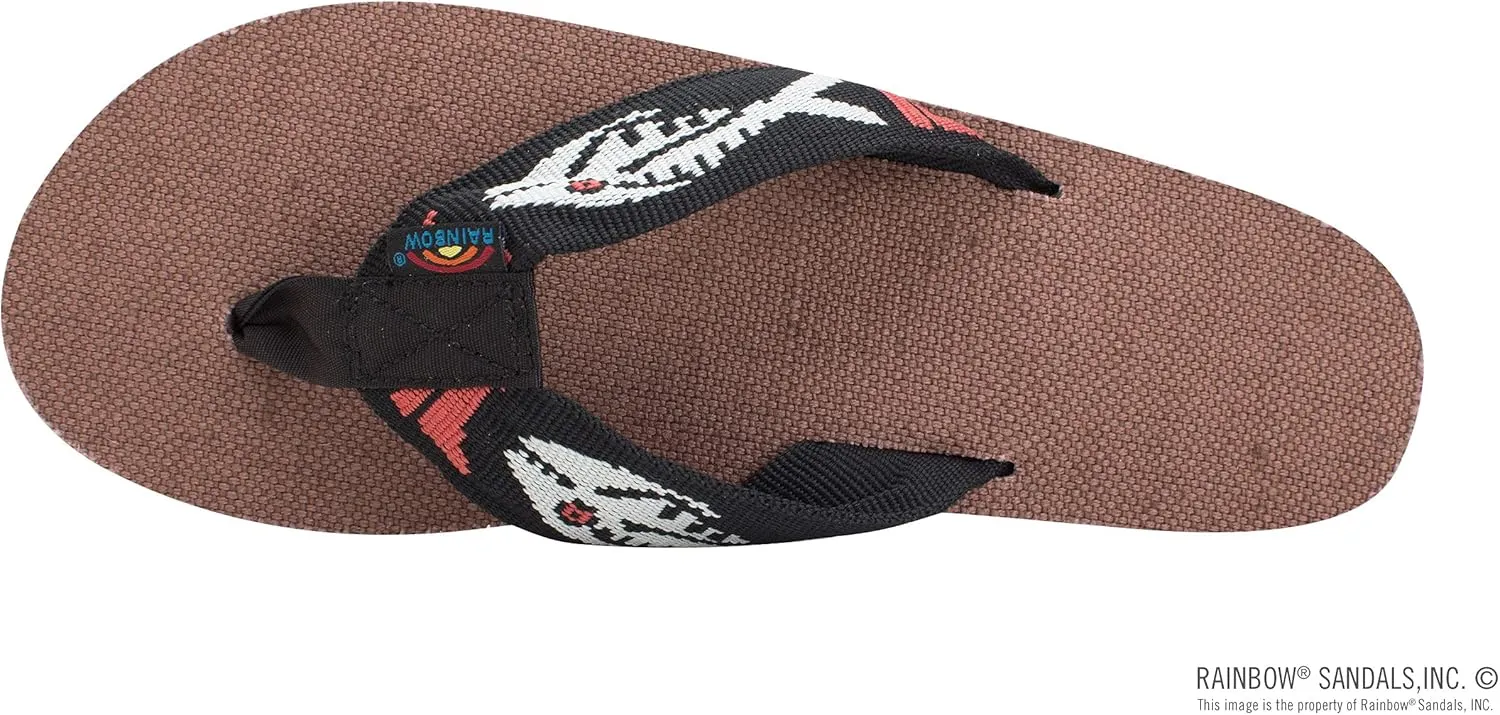 Rainbow Sandals Women's Single Layer Hemp w/Fish Strap
