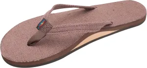 Rainbow Sandals Women's Single Layer Hemp w/Narrow Strap
