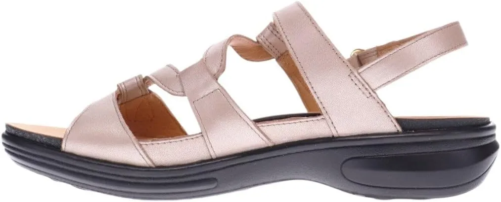 Revere Emerald 3 Women’s Sandals - Premium Soft Leather, Adjustable Straps & Contoured Footbed - Orthotic Arch Support for Stylish Comfort & All-Day Wear