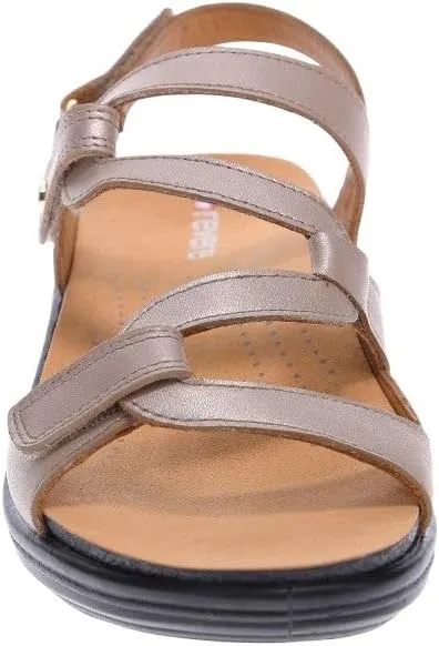 Revere Emerald 3 Women’s Sandals - Premium Soft Leather, Adjustable Straps & Contoured Footbed - Orthotic Arch Support for Stylish Comfort & All-Day Wear