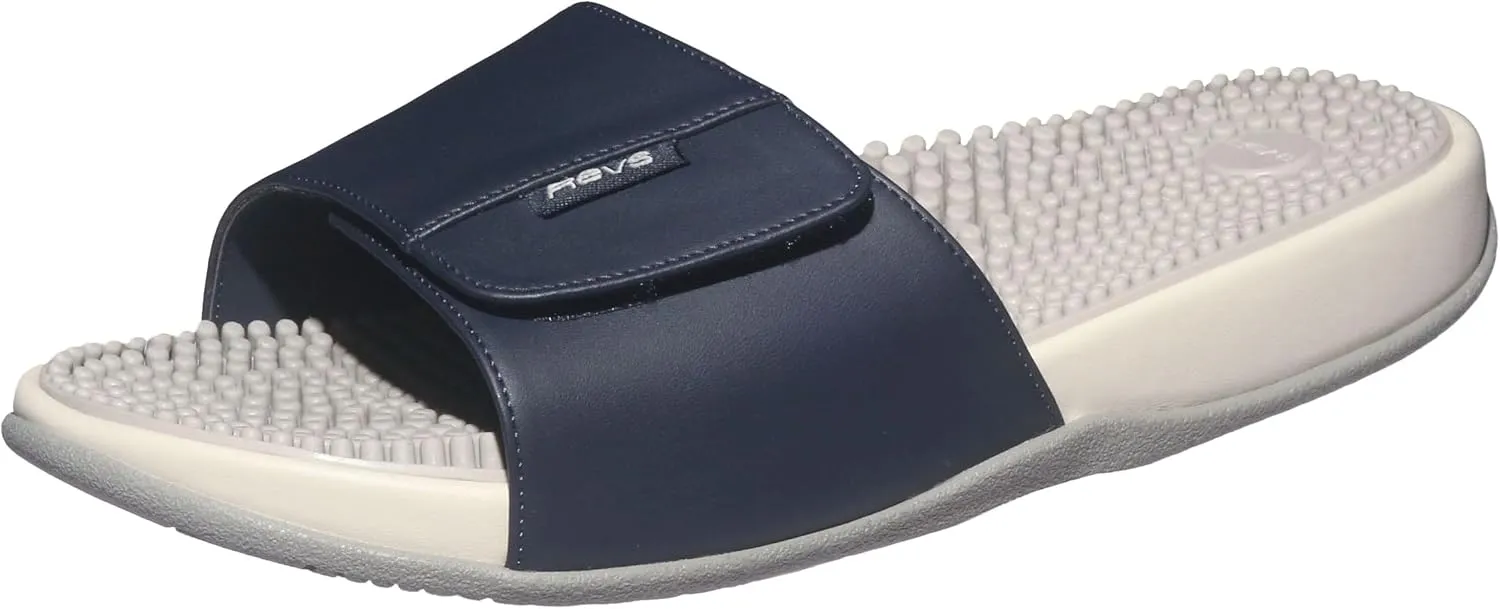 Revs - Arklet - Women’s Reflexology Massage & Acupressure Sandals. Adjustable Strap. A Natural Therapeutic Way to Stimulate Circulation, Improve Health & Wellbeing, Relieve Pain. Shock Absorbing. Arch Support.