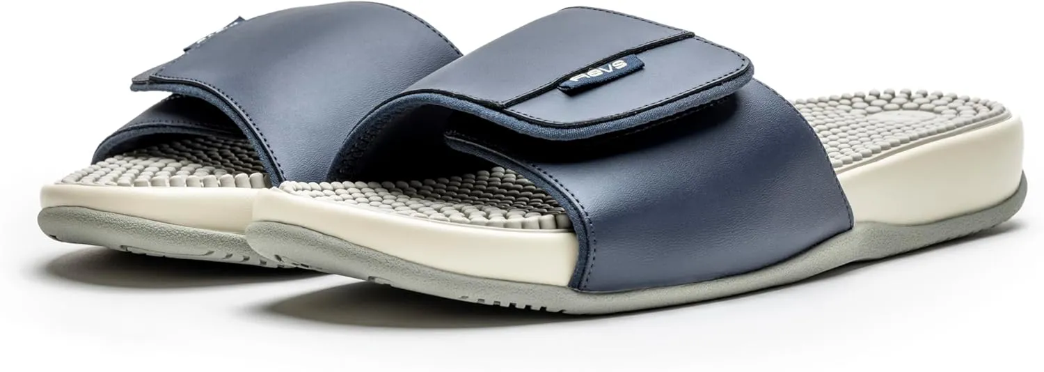 Revs - Arklet - Women’s Reflexology Massage & Acupressure Sandals. Adjustable Strap. A Natural Therapeutic Way to Stimulate Circulation, Improve Health & Wellbeing, Relieve Pain. Shock Absorbing. Arch Support.