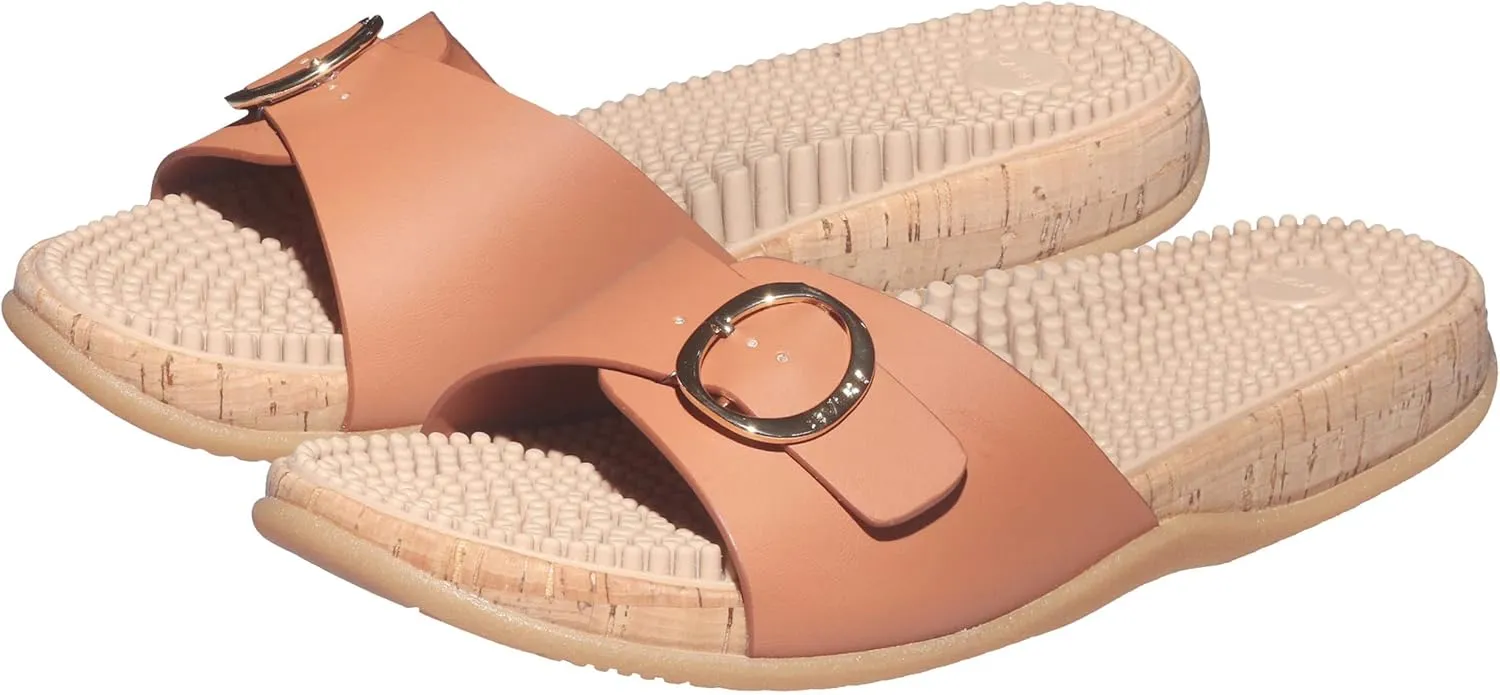 Revs - Katrine - Women’s Single Strap Reflexology Massage Sandals