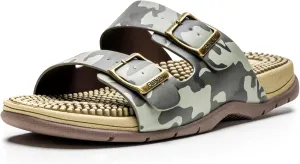 Revs - Lochy - Men’s Double Strap Reflexology Massage Sandals