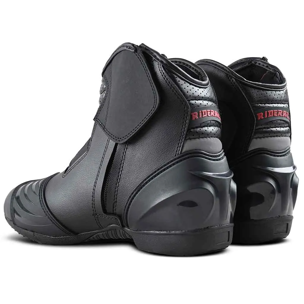 RIDERACT® Men’s Motorcycle Boots Black Road Active