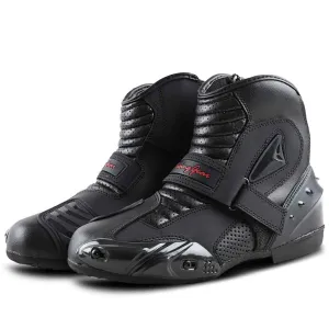 RIDERACT® Men’s Motorcycle Boots Black Road Active