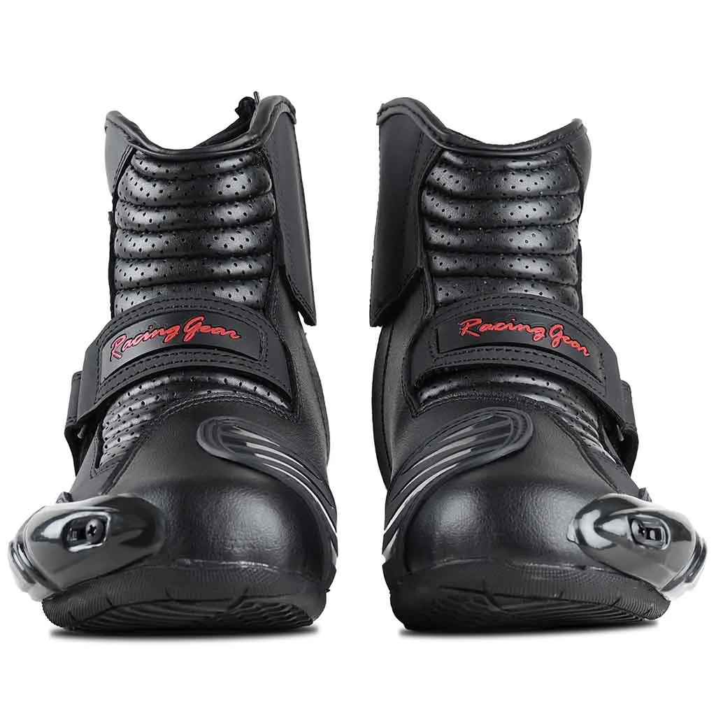RIDERACT® Men’s Motorcycle Boots Black Road Active