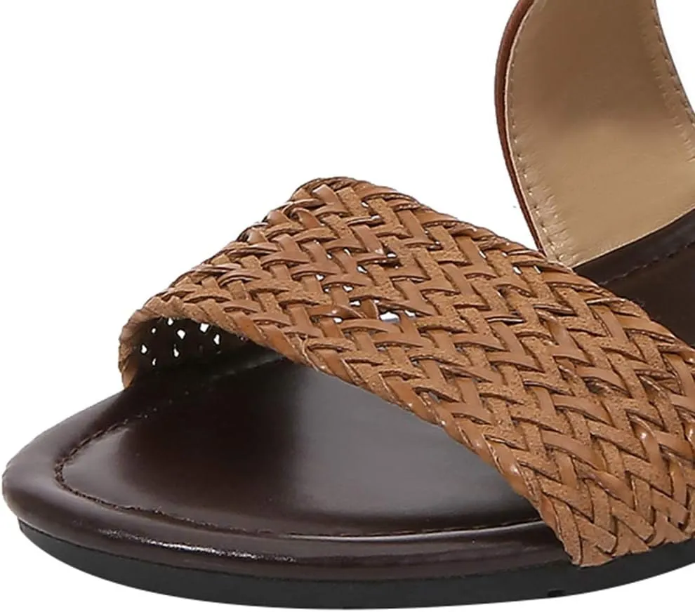 rismart Sandals for Women Open Toe Gladiator Criss Cross-Design Summer Sandals