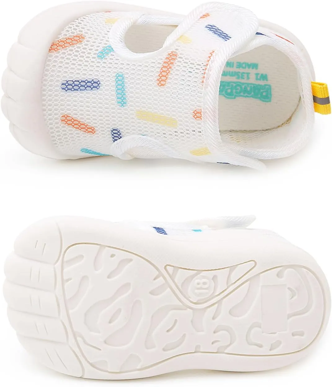 RVROVIC Boys Girls Athletic Sports Sandals Open-Toe Breathable Rubber Sole Beach Water Shoes for Toddler