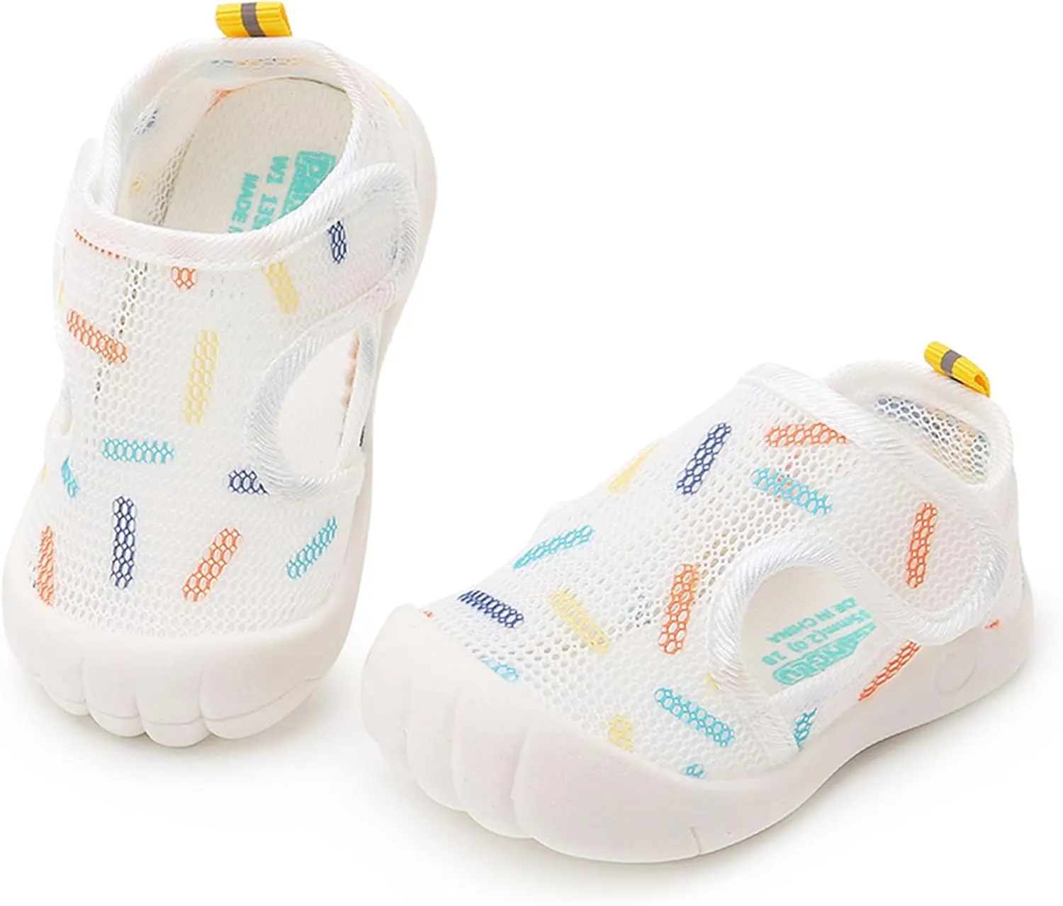 RVROVIC Boys Girls Athletic Sports Sandals Open-Toe Breathable Rubber Sole Beach Water Shoes for Toddler