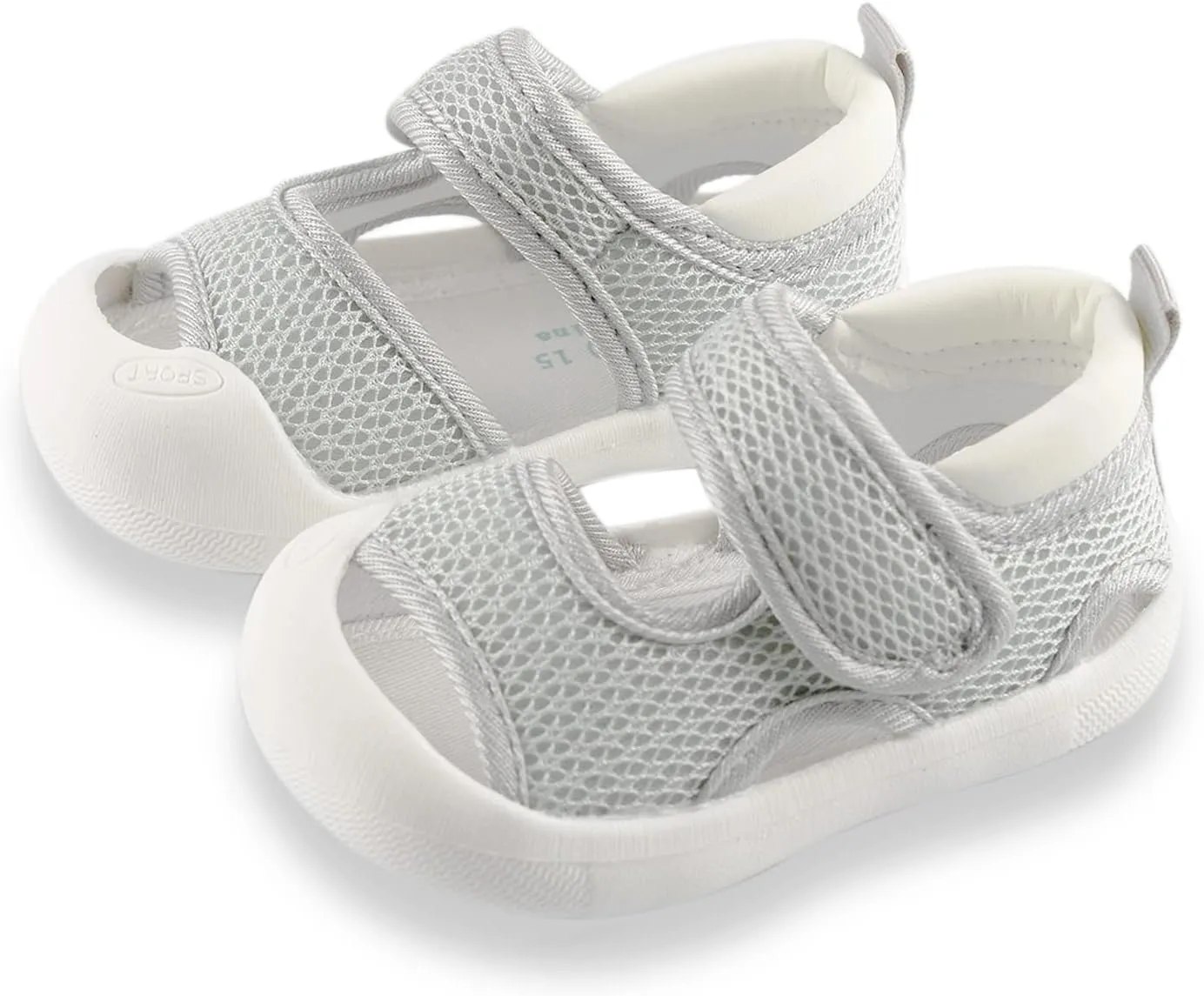 RVROVIC Boys Girls Athletic Sports Sandals Open-Toe Breathable Rubber Sole Beach Water Shoes for Toddler