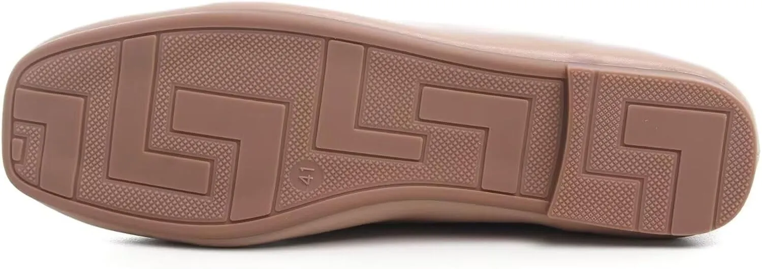 SAILING LU Flats for Women Comfortable Solid Color Soft Flats Square Toe Ballet Casual Work Shoes Dressy Slip-ons Loafers