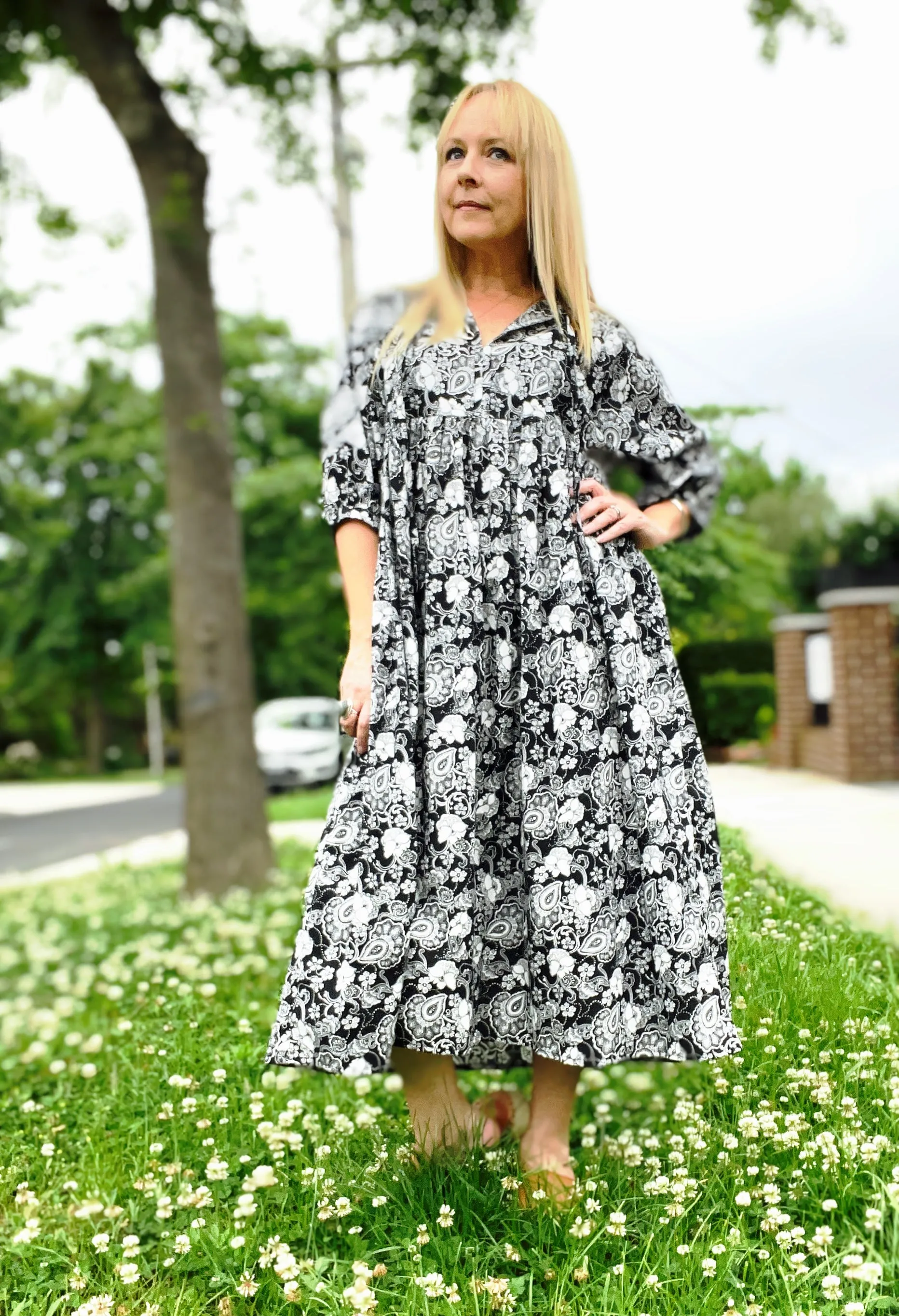 SALE - Frida Dress Ebony - Last 1s SM