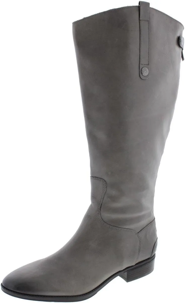 Sam Edelman Womens Penny 2 Grey Frost Riding Boots Size 6 (Wide)