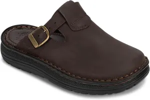 Sawyer - Leather Clog-Toe Sandal - Womens Sandals