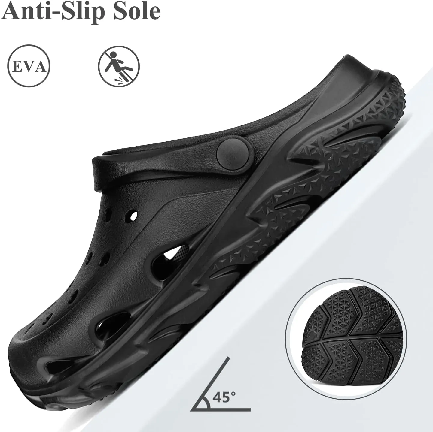 Scecocrs Womens Mens Arch Support Clogs Garden Shoes Adult Slip On Outdoor Spoort Sandals Summer Water Beach Shoes Casual Slippers Lightweight Breathable Non Slip