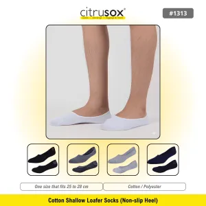 Shallow Loafer Non-Slip Heel Socks