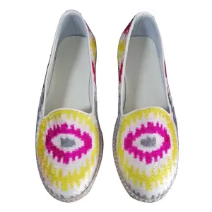 Silk Velvet Ikat Espadrilles 022