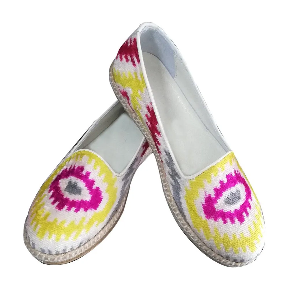 Silk Velvet Ikat Espadrilles 022