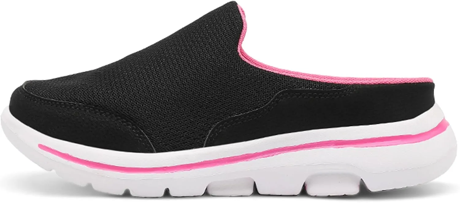 Slip On Mules & Clogs for Womens Mens Light Open Back Shoes Comfort Walking Shoes Breathable Slippers Closed Toe Slides