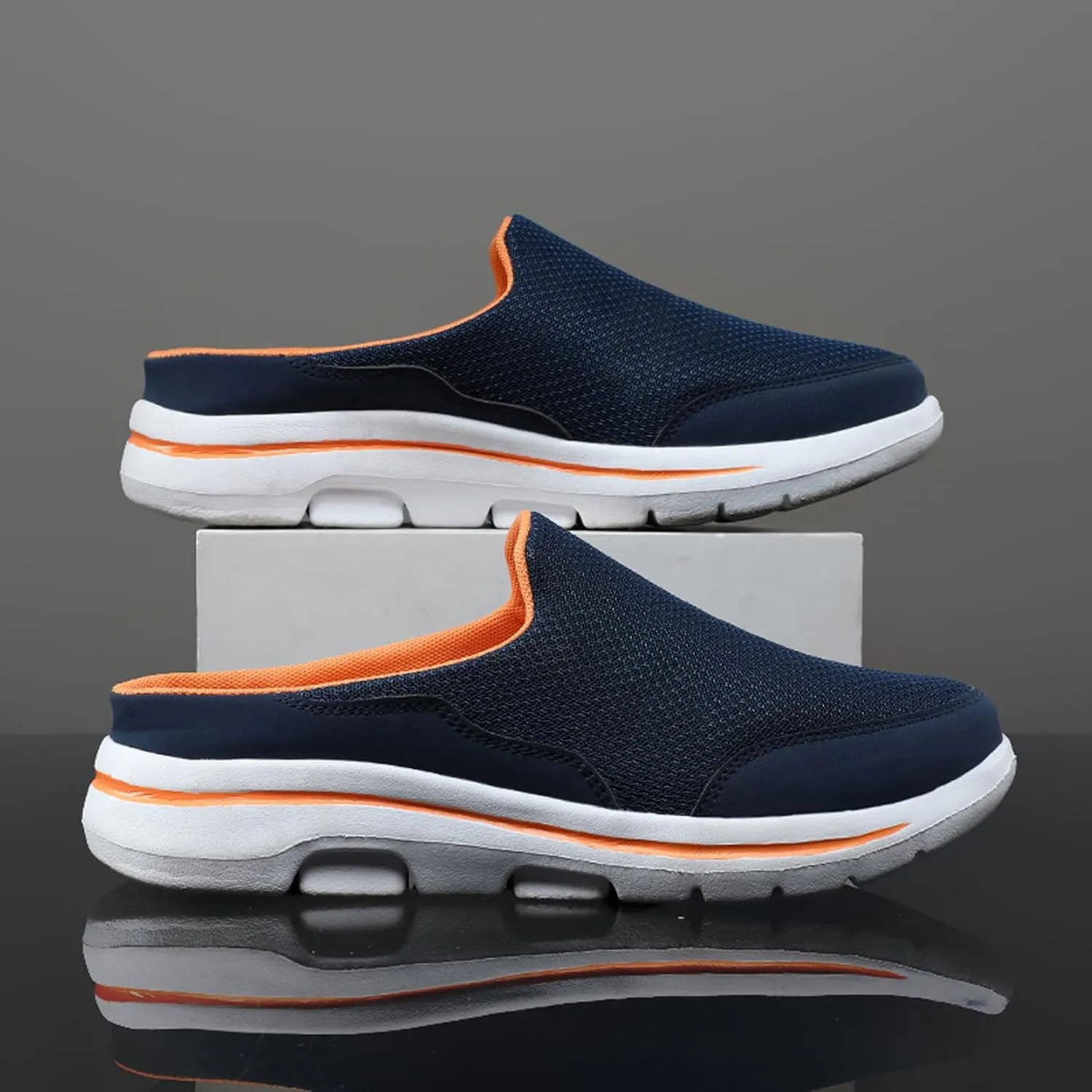 Slip On Mules & Clogs for Womens Mens Light Open Back Shoes Comfort Walking Shoes Breathable Slippers Closed Toe Slides