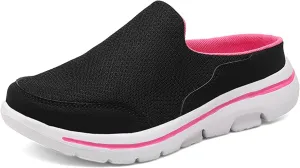 Slip On Mules & Clogs for Womens Mens Light Open Back Shoes Comfort Walking Shoes Breathable Slippers Closed Toe Slides