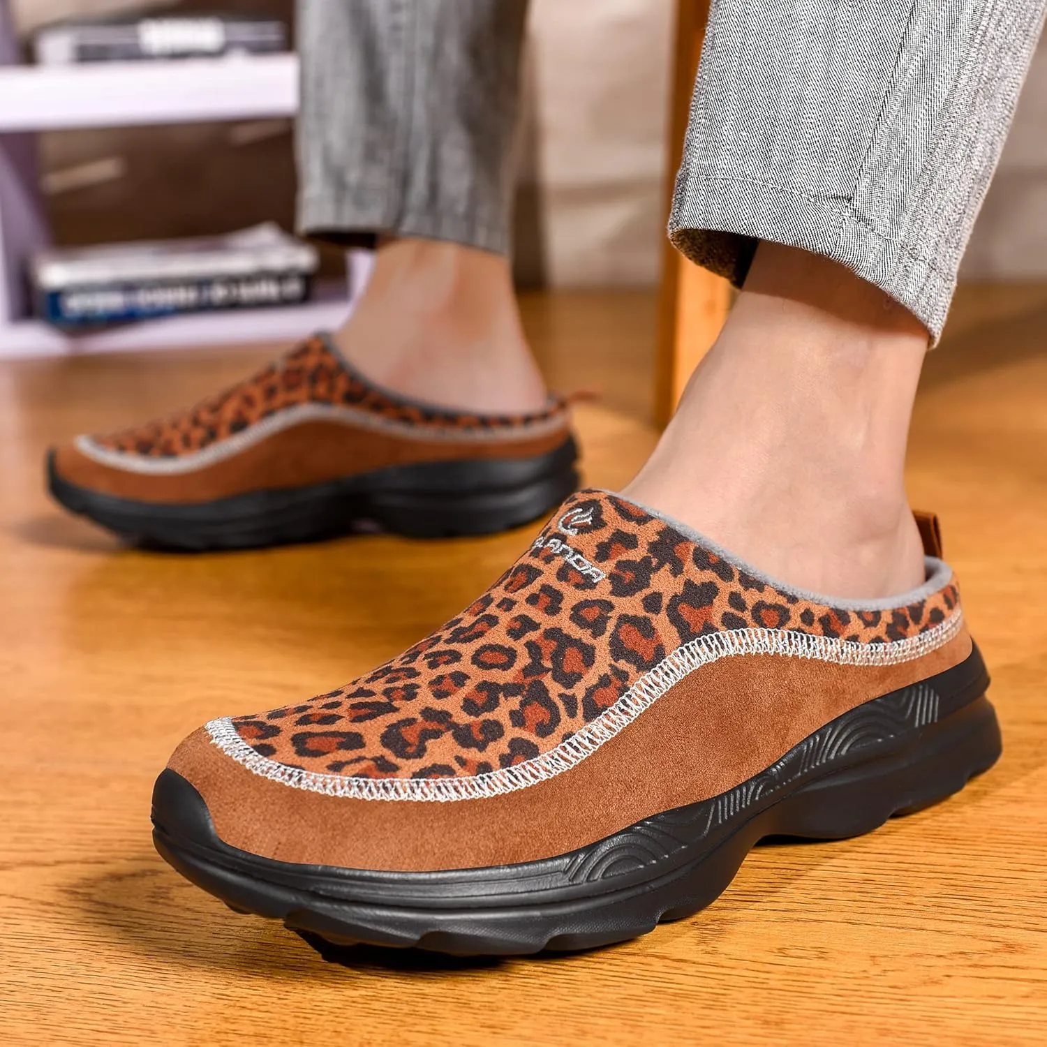 Slip On Mules & Clogs for Womens Mens Light Open Back Shoes Comfort Walking Shoes Breathable Slippers Closed Toe Slides