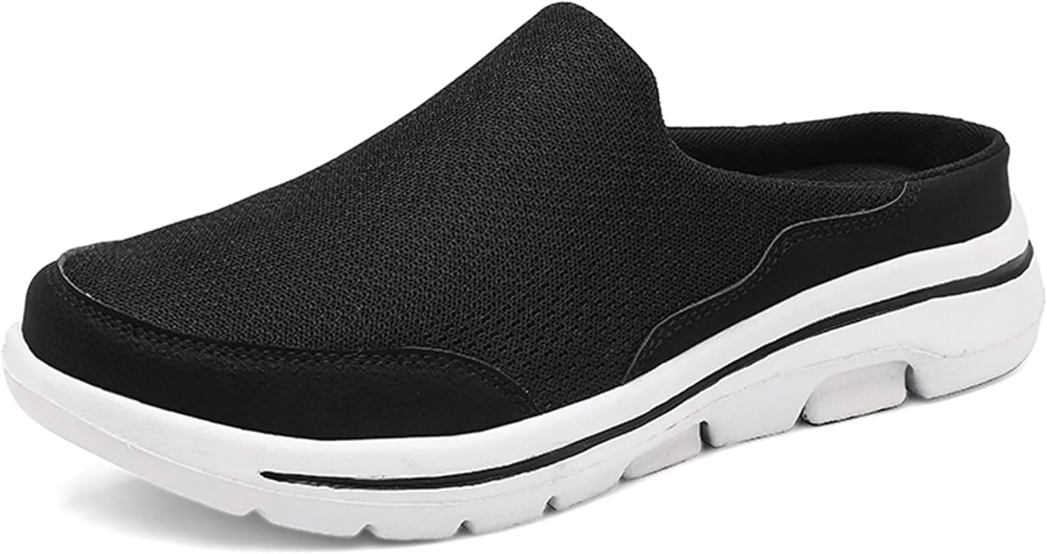 Slip On Mules & Clogs for Womens Mens Light Open Back Shoes Comfort Walking Shoes Breathable Slippers Closed Toe Slides