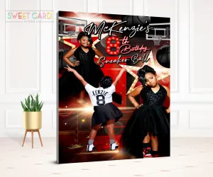 SNEAKER PARTY BACKDROP, Pop culture Backdrop, Sweet Sixteen Sneakers Backdrop, Sneaker shop store Sweet Sixteen Backdrop, Sneakers Backdrop