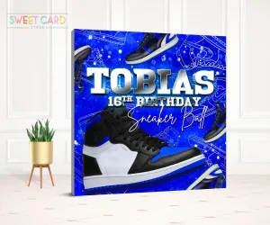 SNEAKER PARTY BACKDROP, Pop culture Backdrop, Sweet Sixteen Sneakers Backdrop, Sneaker shop store Sweet Sixteen Backdrop, Sneakers Backdrop