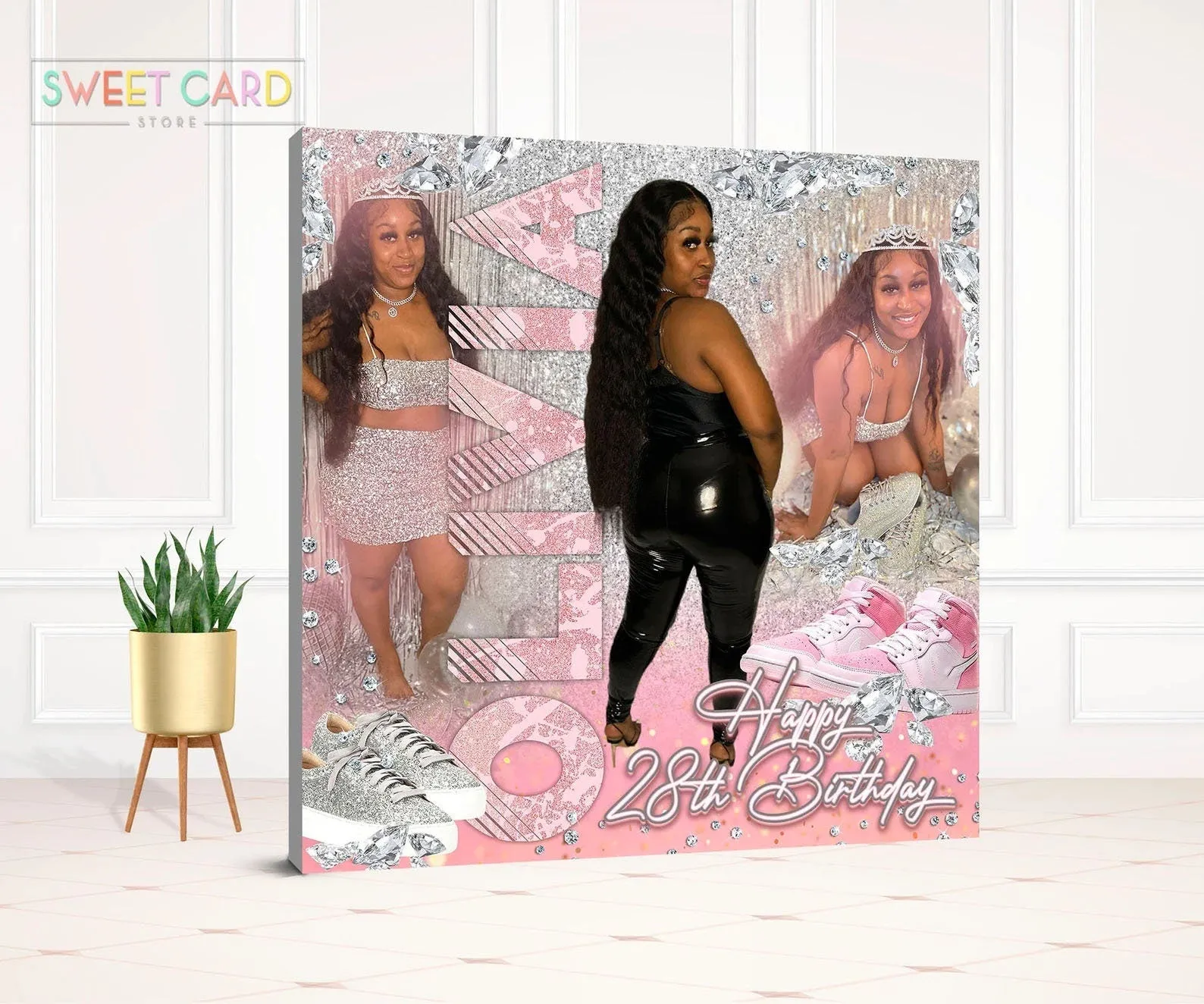 SNEAKER PARTY BACKDROP, Pop culture Backdrop, Sweet Sixteen Sneakers Backdrop, Sneaker shop store Sweet Sixteen Backdrop, Sneakers Backdrop