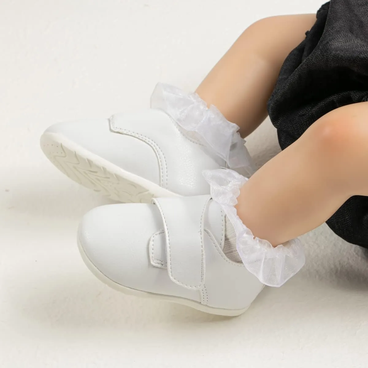 Sonsage Infant Baby Boys Girls Oxford Shoes PU Leather Loafers Flats Non-Slip Unisex Classic Moccasins Rubber Soft Sole Newborn Toddler Walking School Uniform Wedding Dress Shoe