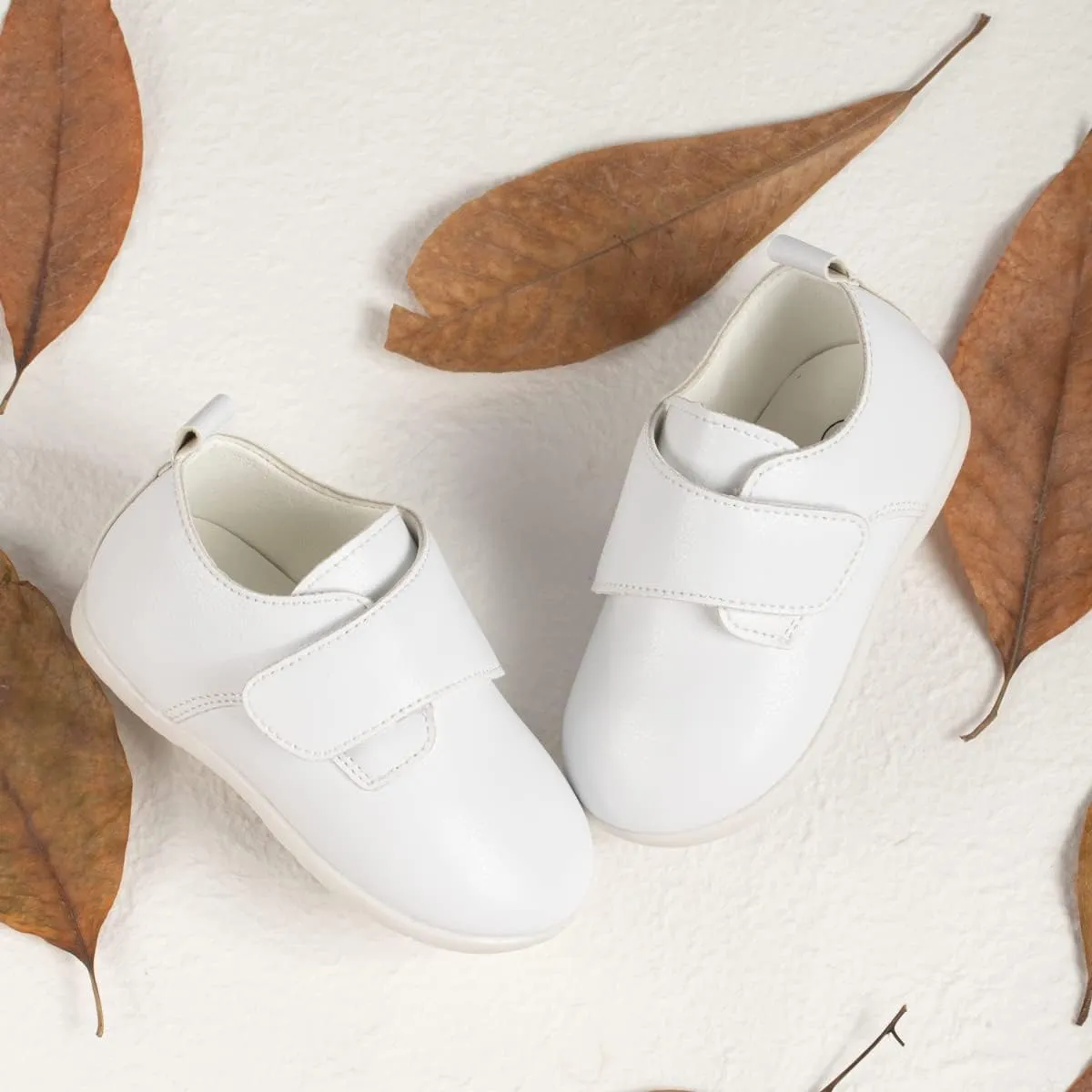 Sonsage Infant Baby Boys Girls Oxford Shoes PU Leather Loafers Flats Non-Slip Unisex Classic Moccasins Rubber Soft Sole Newborn Toddler Walking School Uniform Wedding Dress Shoe
