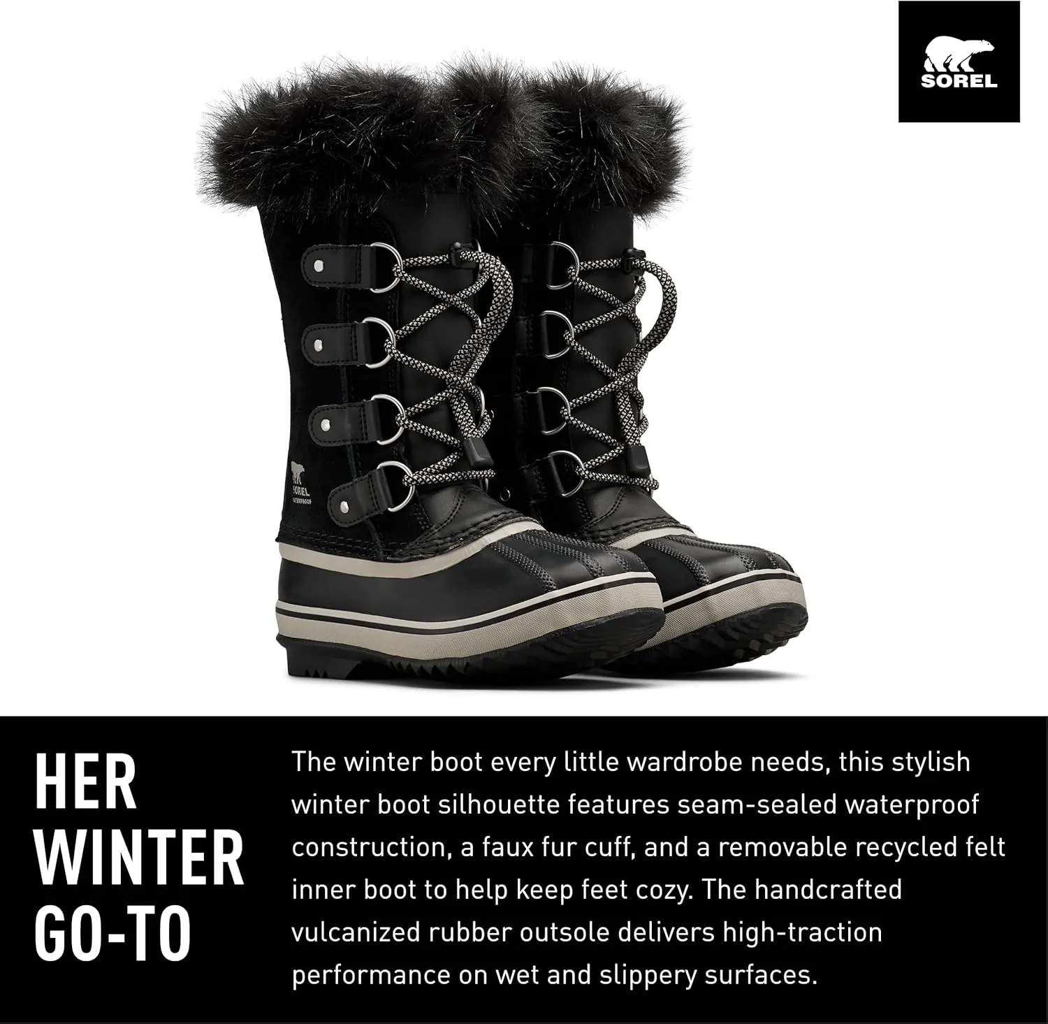 SOREL Children's Joan of Arctic Waterproof Boot