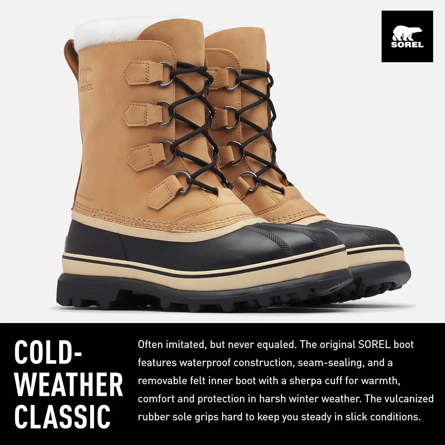 SOREL Men's Caribou Waterproof Boot