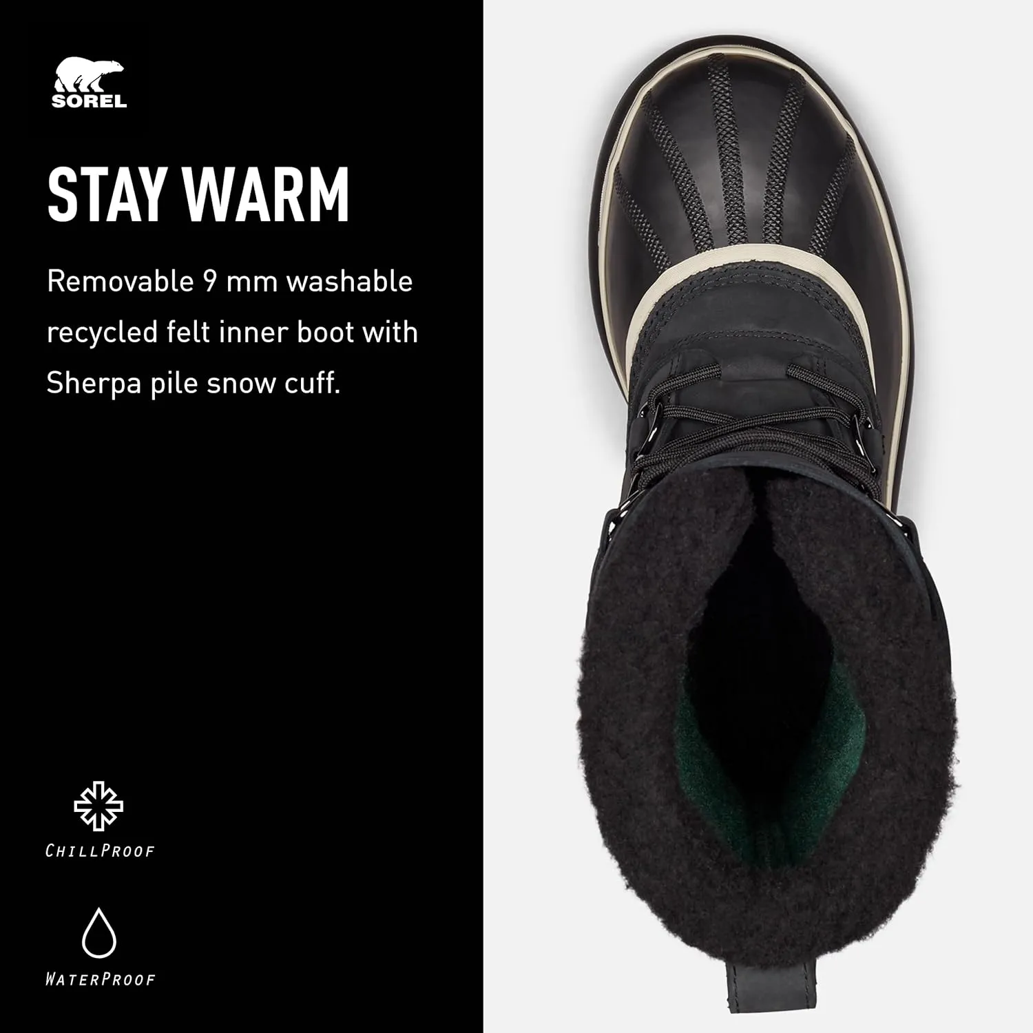 SOREL Men's Caribou Waterproof Boot