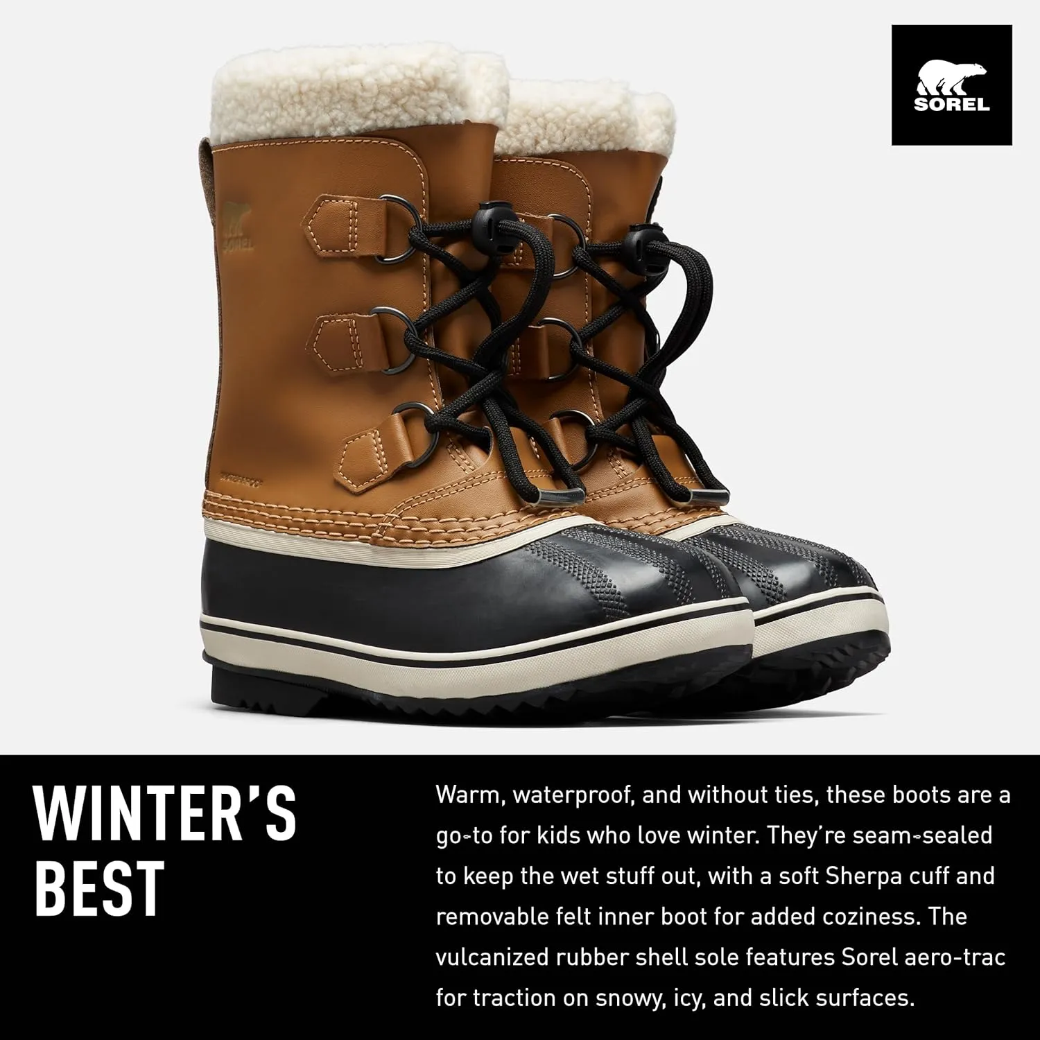 SOREL - Youth Yoot Pac TP Winter Snow Boot for Kids