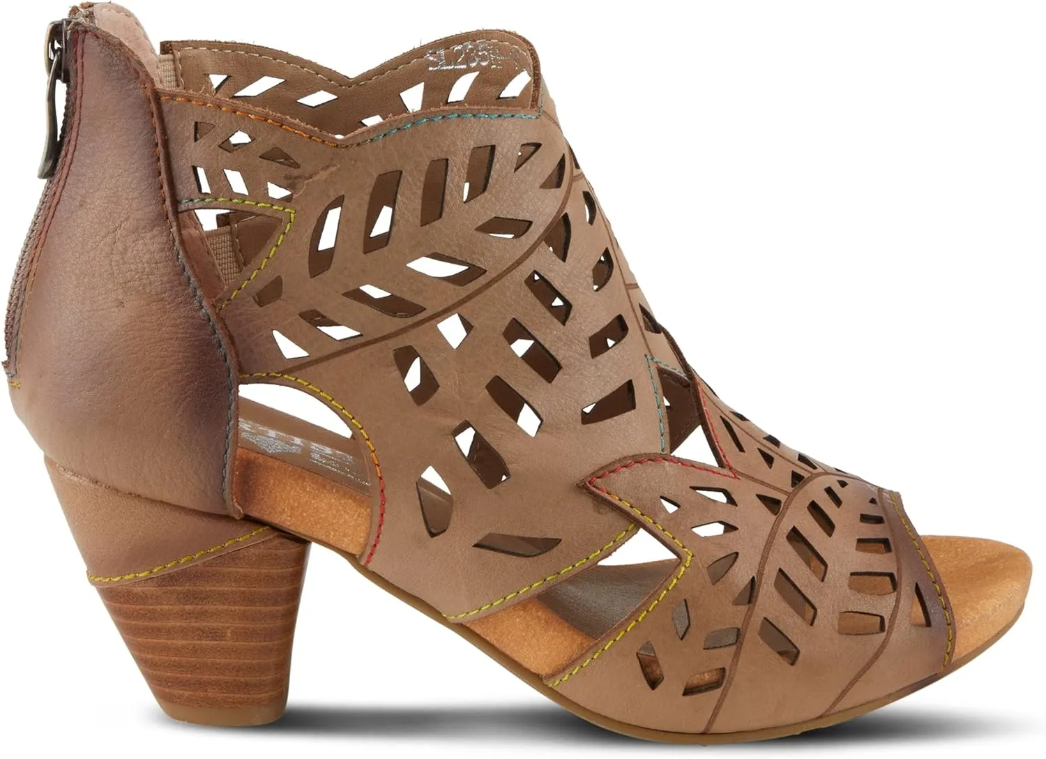 Spring Step L'Artiste Icon Sandals for Women - Ladies Casual Flats Platform Sandal - Hand Painting Summer Shoes for Womens