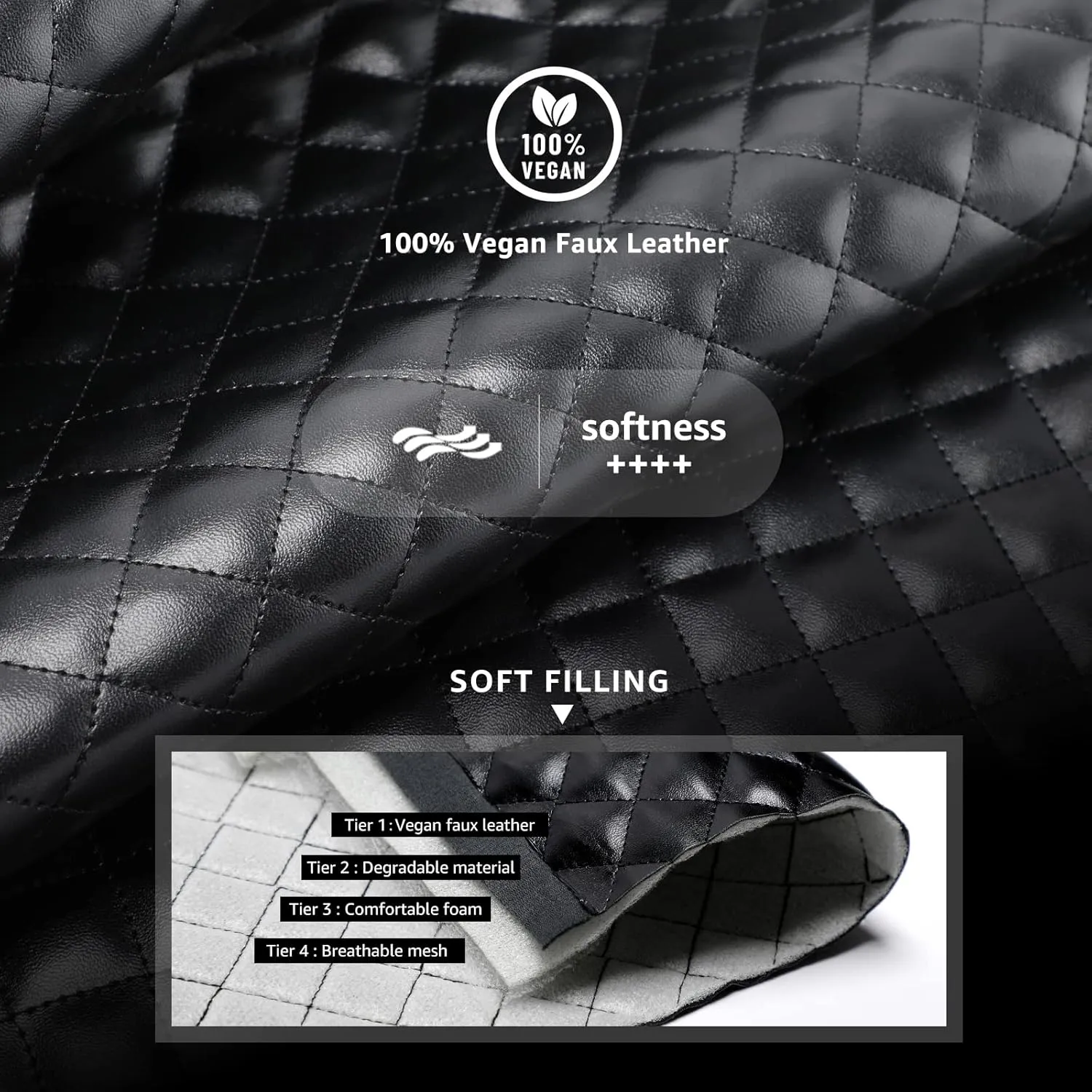 STQ Loafers for Women Memory Foam Slip On Sneakers EleeS Quilted 1.0 Comfort Fall Shoes