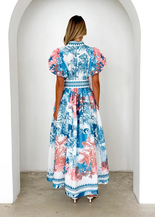 Sweet Serenade Belted Maxi Dress