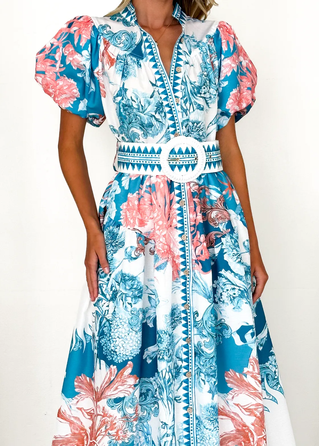 Sweet Serenade Belted Maxi Dress