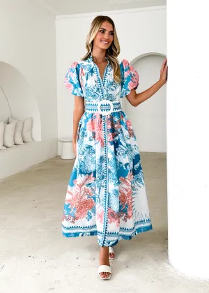 Sweet Serenade Belted Maxi Dress