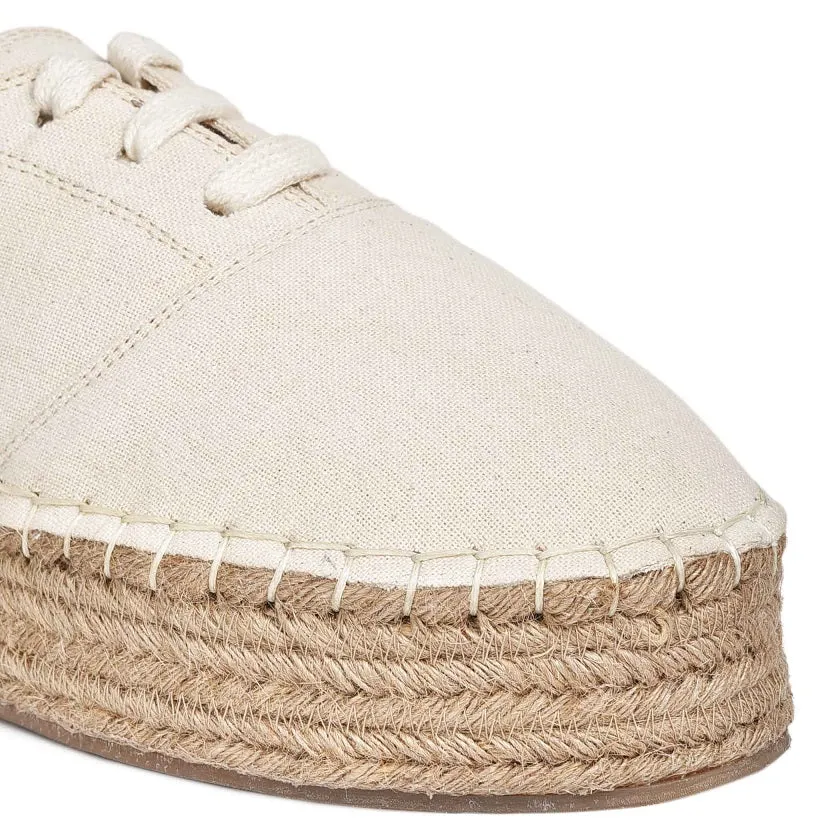 The Havana Lace-ups - Off-White Supportive Shoes for Women