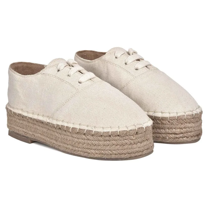 The Havana Lace-ups - Off-White Supportive Shoes for Women
